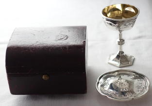 Victorian Sterling Silver Communion Set